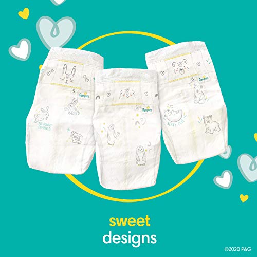 Pampers Swaddlers Diapers - Size 1, One Month Supply (198 Count), Ultra Soft Disposable Baby Diapers