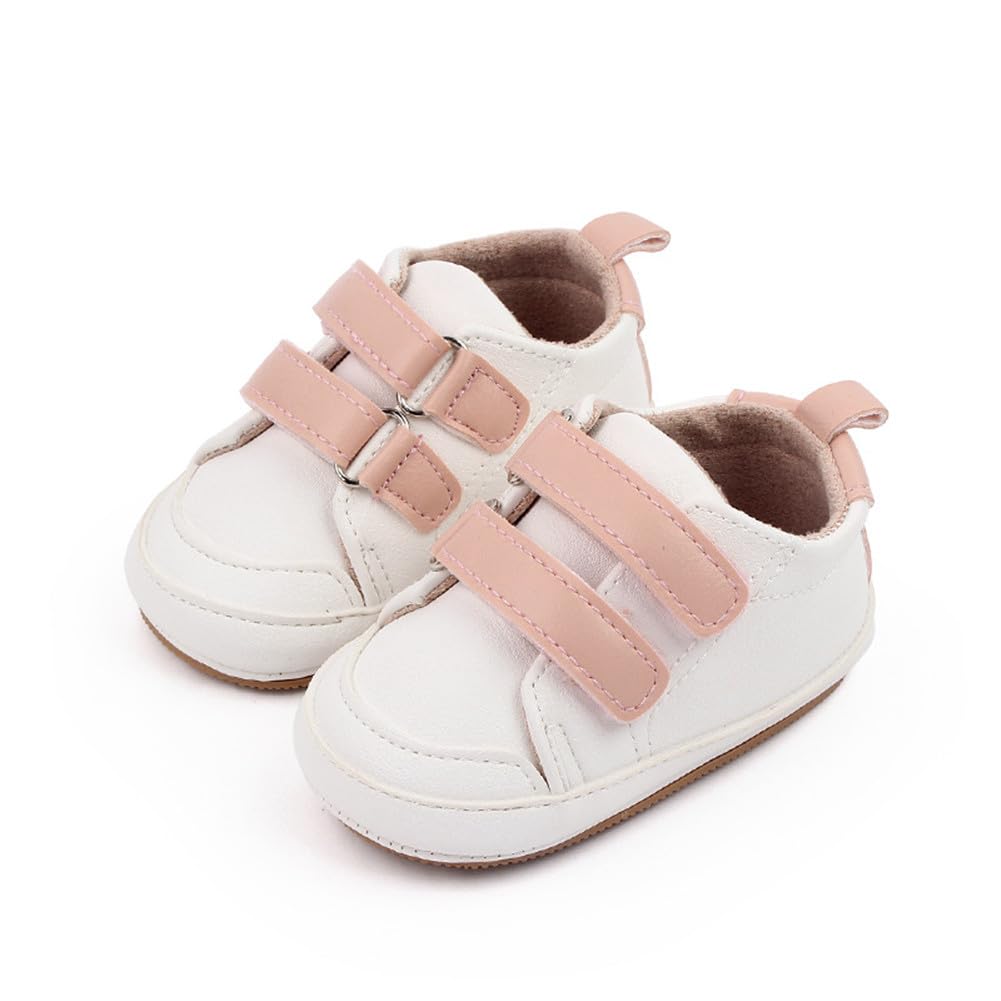 LONSOEN Mocasines para bebés y niñas, zapatos para cuna