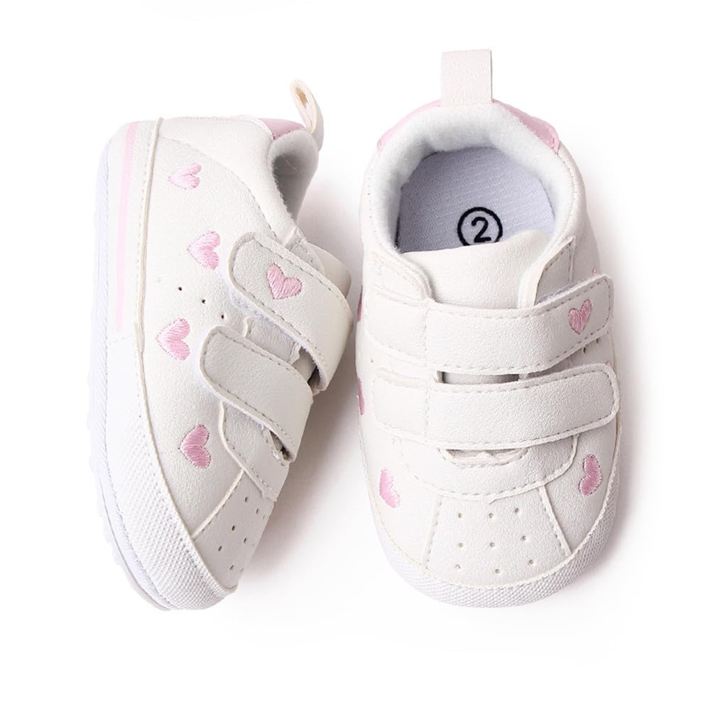 LONSOEN Mocasines para bebés y niñas, zapatos para cuna