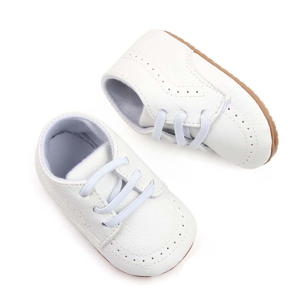 LONSOEN Mocasines para bebés y niñas, zapatos para cuna