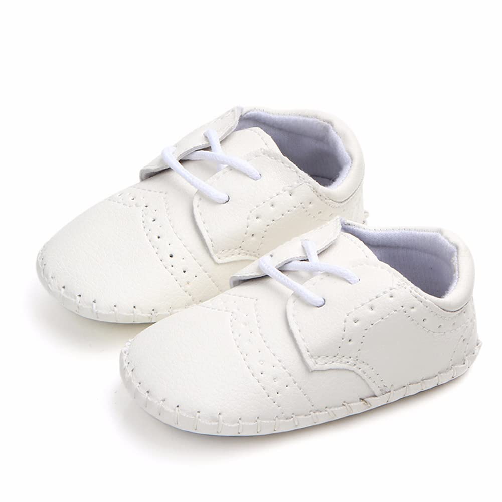 LONSOEN Mocasines para bebés y niñas, zapatos para cuna