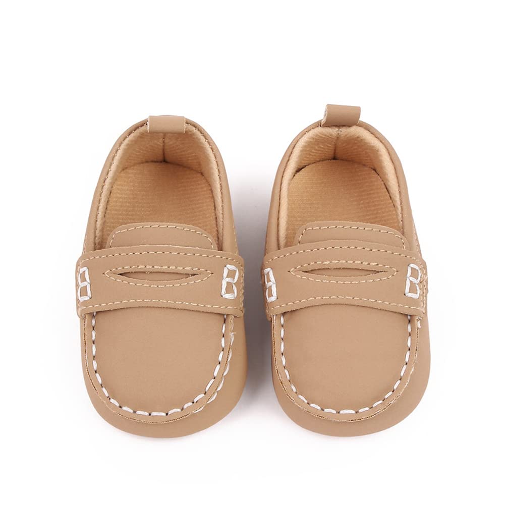 LONSOEN Mocasines para bebés y niñas, zapatos para cuna