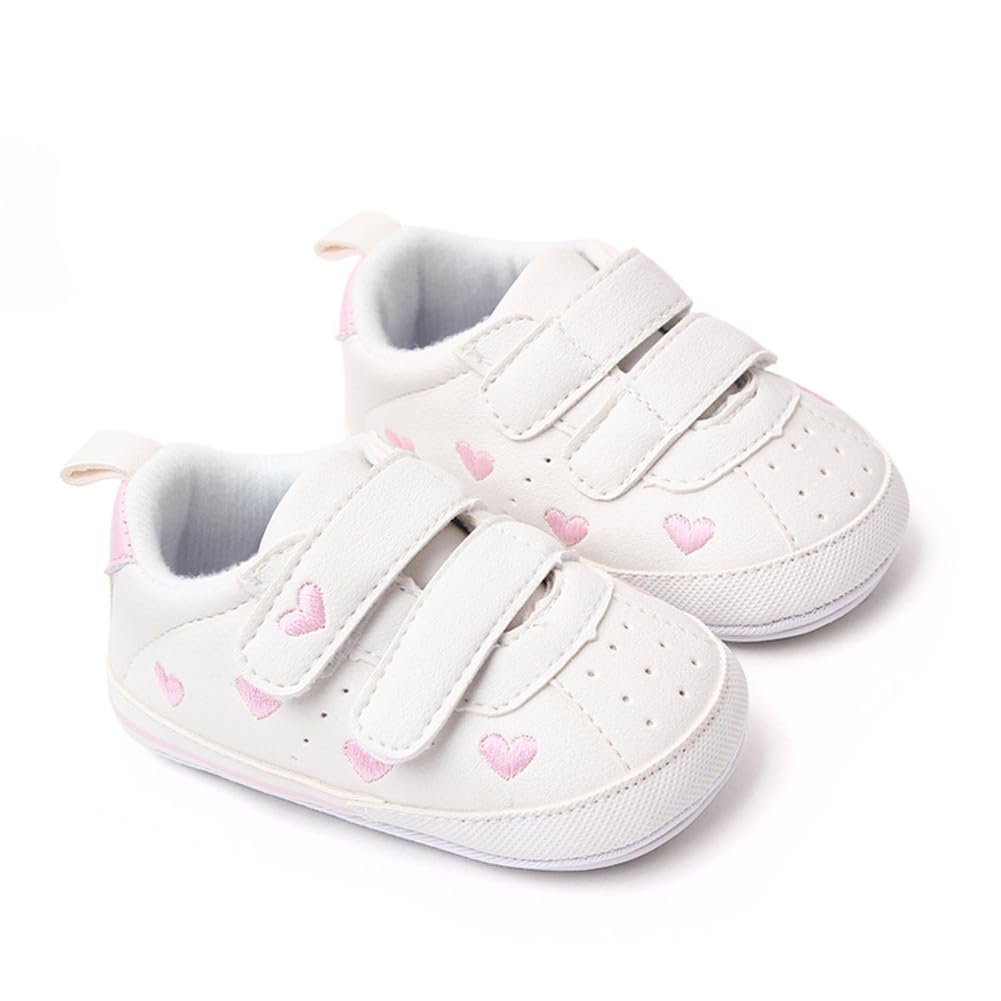 LONSOEN Mocasines para bebés y niñas, zapatos para cuna