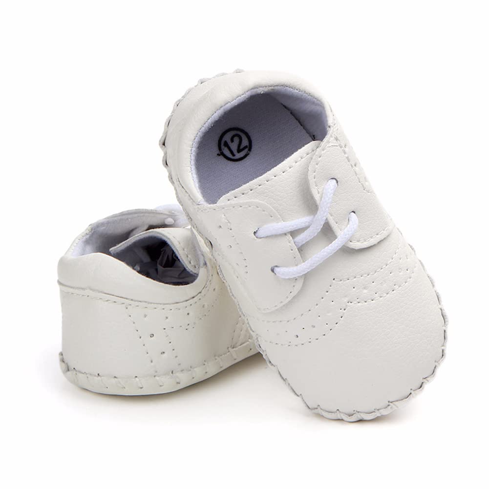 LONSOEN Mocasines para bebés y niñas, zapatos para cuna