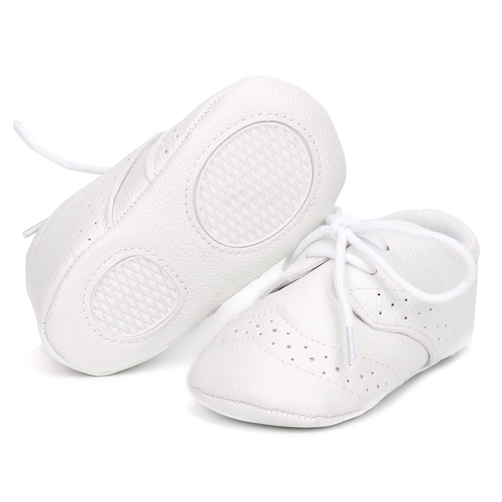 LONSOEN Mocasines para bebés y niñas, zapatos para cuna