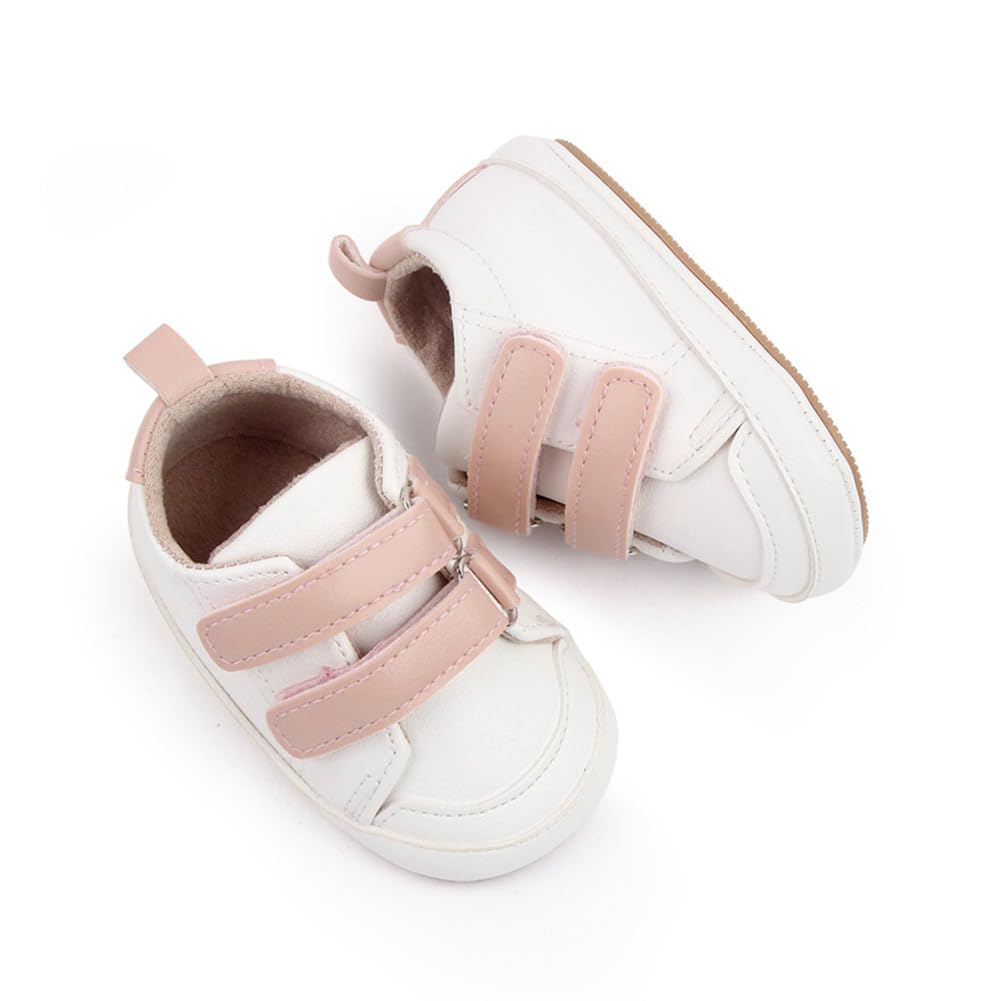 LONSOEN Mocasines para bebés y niñas, zapatos para cuna