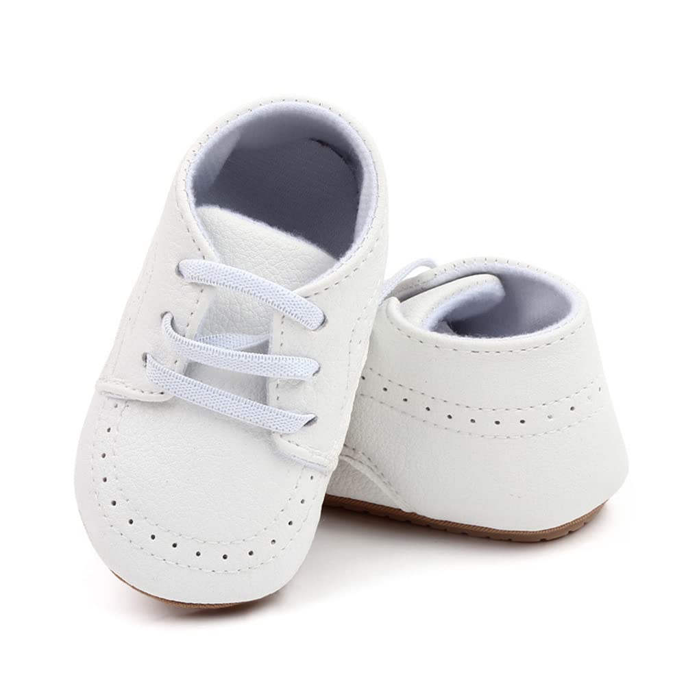 LONSOEN Mocasines para bebés y niñas, zapatos para cuna