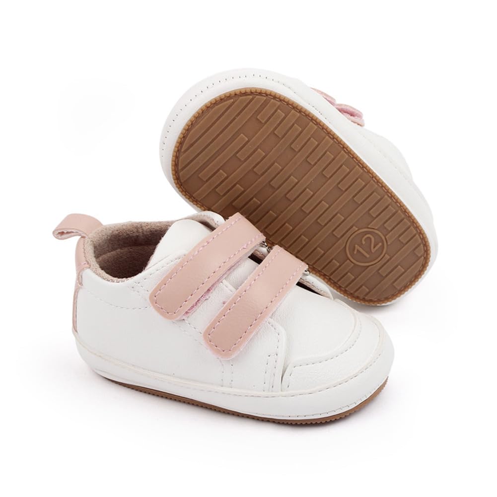 LONSOEN Mocasines para bebés y niñas, zapatos para cuna