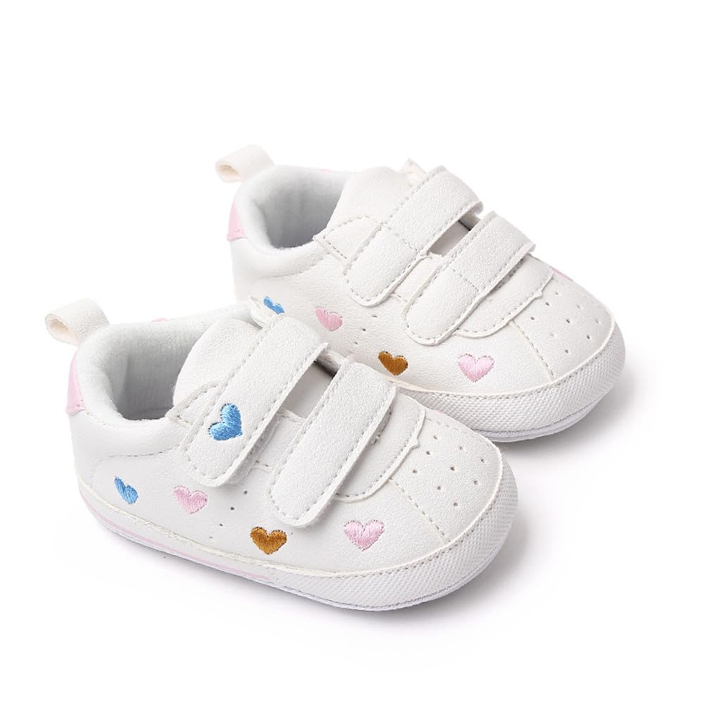 LONSOEN Mocasines para bebés y niñas, zapatos para cuna