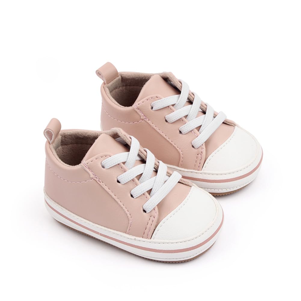 LONSOEN Mocasines para bebés y niñas, zapatos para cuna