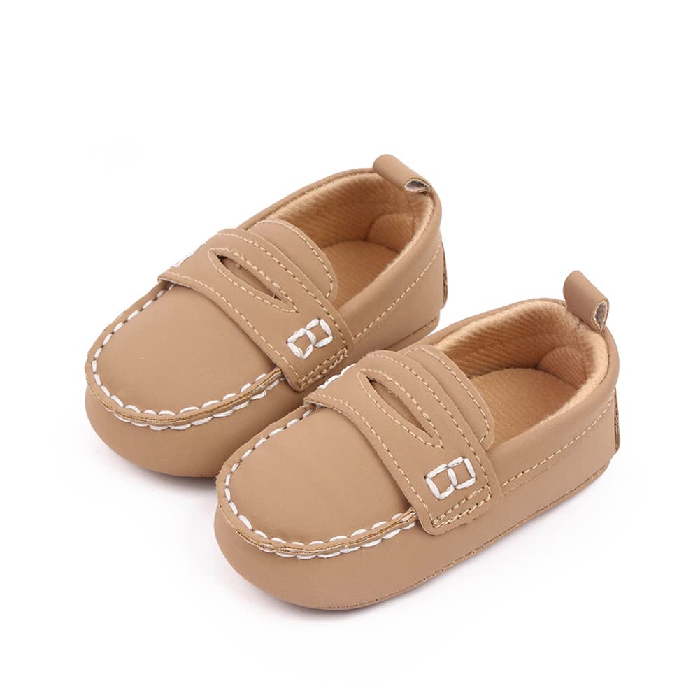 LONSOEN Mocasines para bebés y niñas, zapatos para cuna