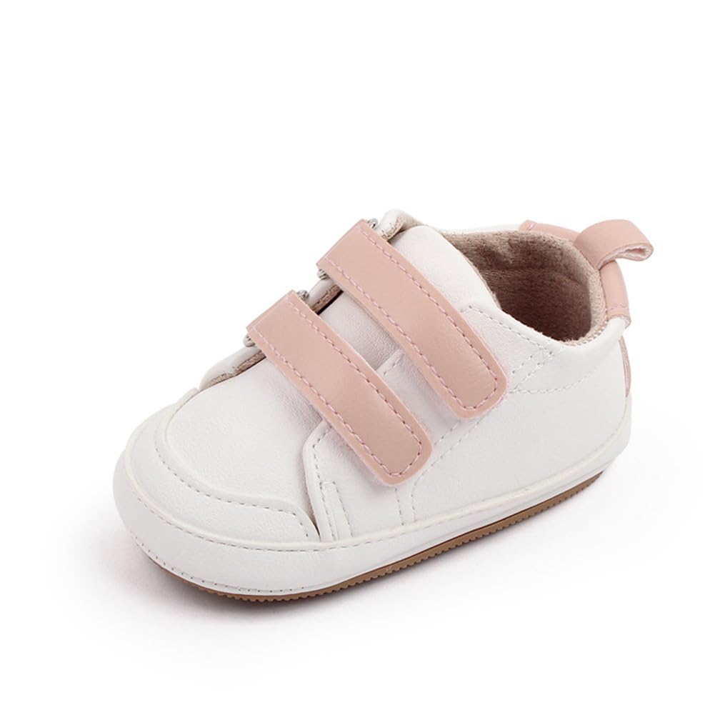 LONSOEN Mocasines para bebés y niñas, zapatos para cuna