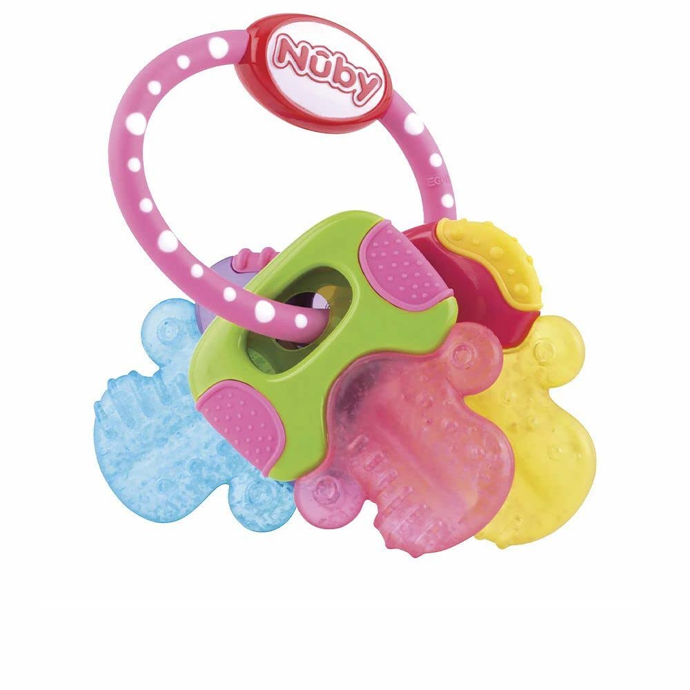 Nuby Llaves de mordedor de gel de hielo, 1 unidad (paquete de 1)