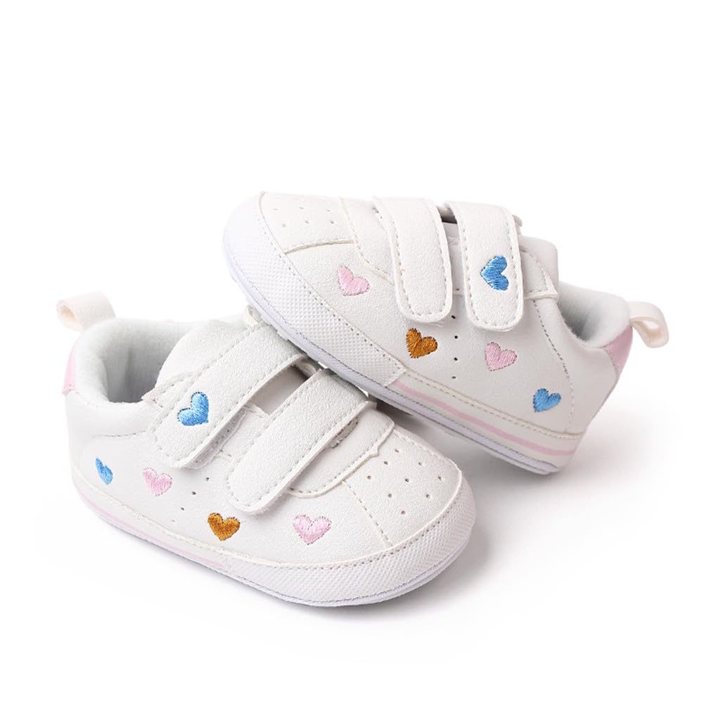 LONSOEN Mocasines para bebés y niñas, zapatos para cuna