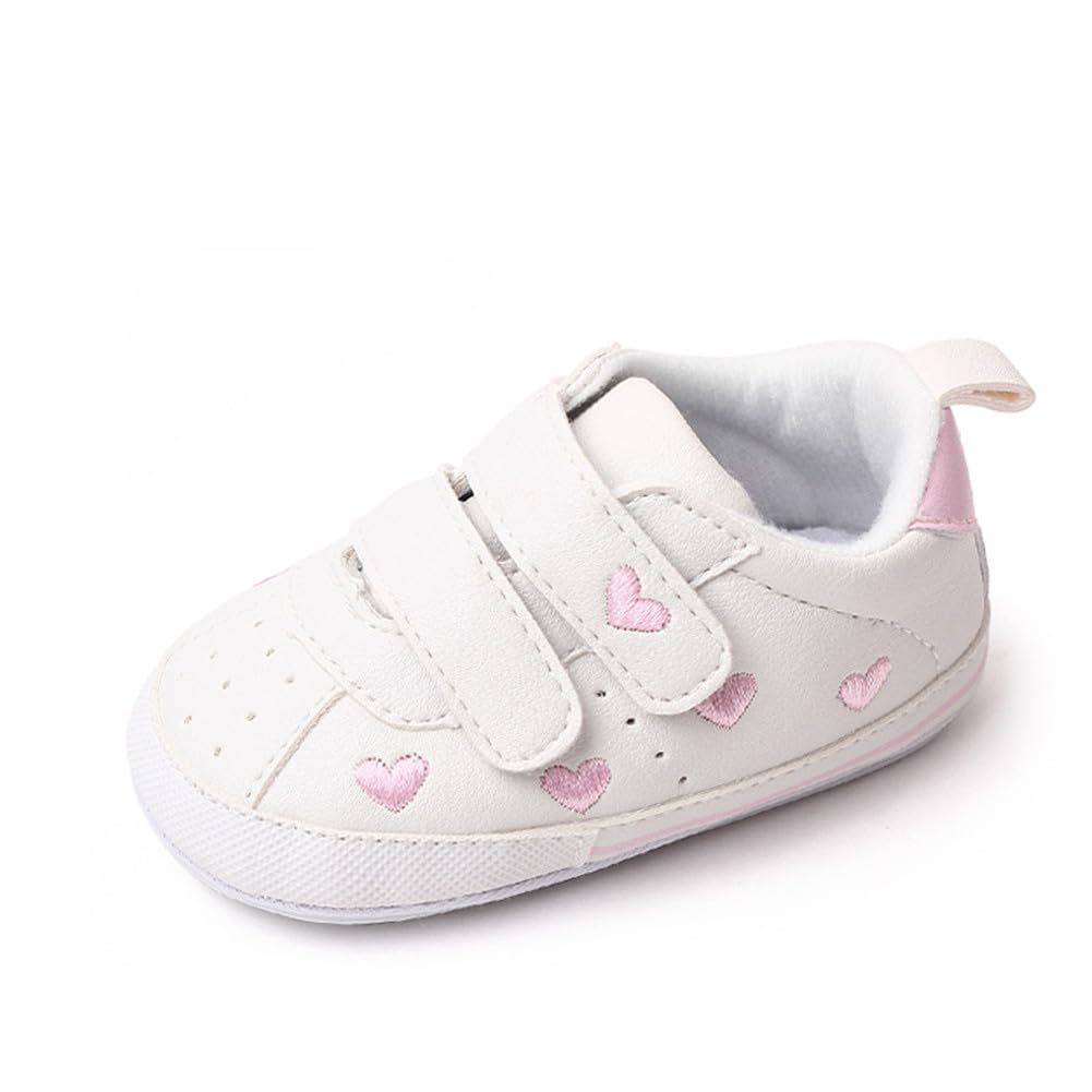 LONSOEN Mocasines para bebés y niñas, zapatos para cuna