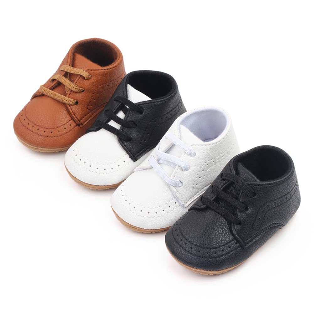 LONSOEN Mocasines para bebés y niñas, zapatos para cuna