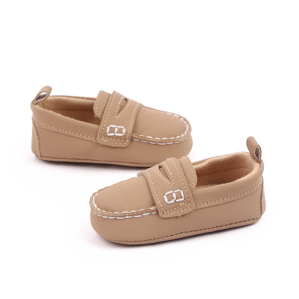 LONSOEN Mocasines para bebés y niñas, zapatos para cuna