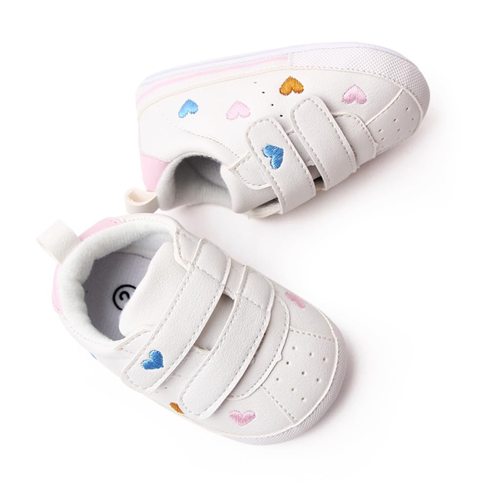 LONSOEN Mocasines para bebés y niñas, zapatos para cuna