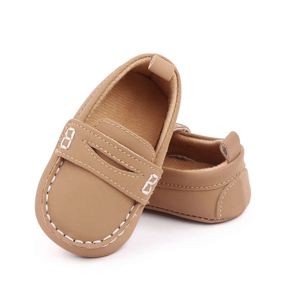 LONSOEN Mocasines para bebés y niñas, zapatos para cuna