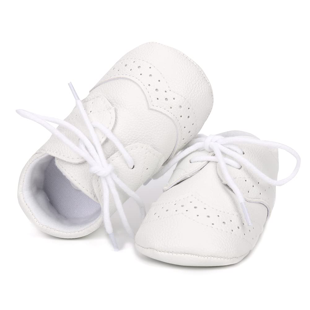 LONSOEN Mocasines para bebés y niñas, zapatos para cuna