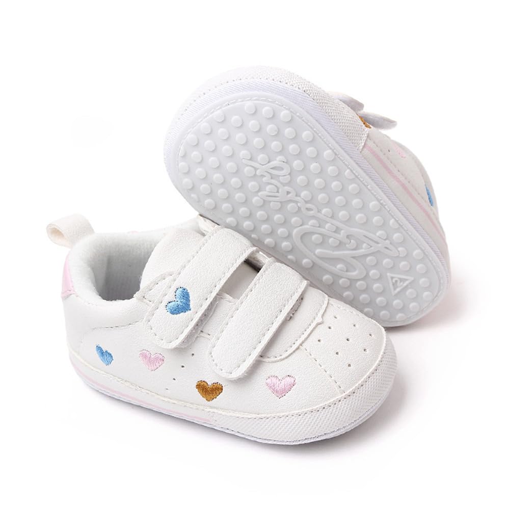 LONSOEN Mocasines para bebés y niñas, zapatos para cuna