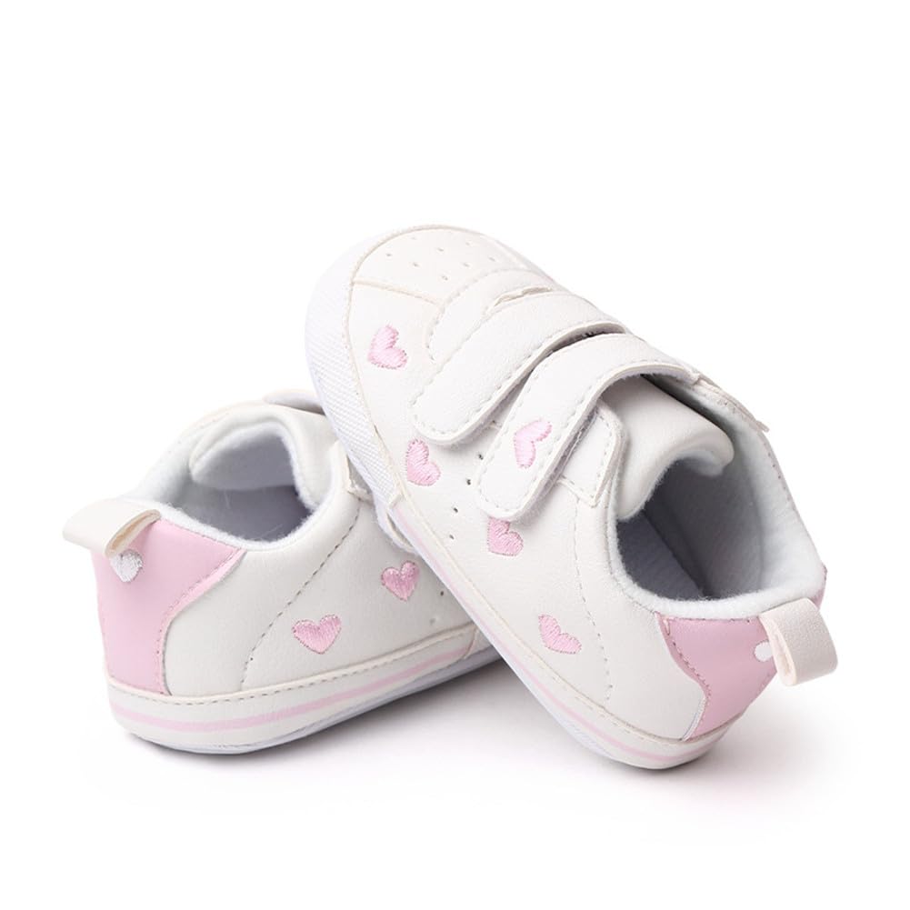 LONSOEN Mocasines para bebés y niñas, zapatos para cuna