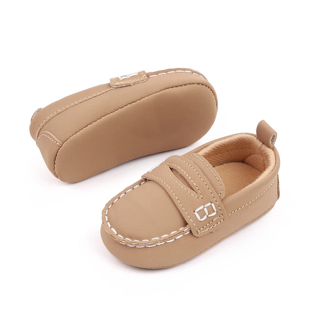 LONSOEN Mocasines para bebés y niñas, zapatos para cuna