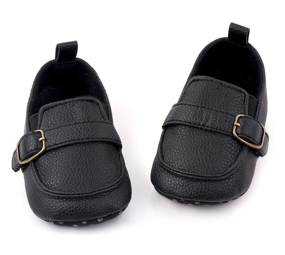 LONSOEN Mocasines para bebés y niñas, zapatos para cuna