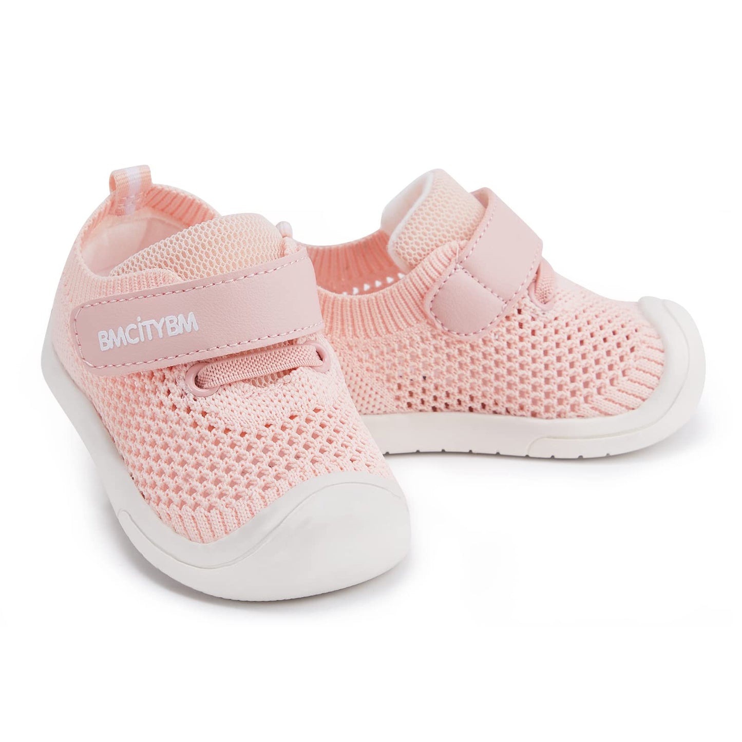 BMCiTYBM Zapatos para caminar de malla transpirable para bebés, niños y niñas, ligeros, antideslizantes, para primeros pasos, 6, 9, 12, 18, 24 meses