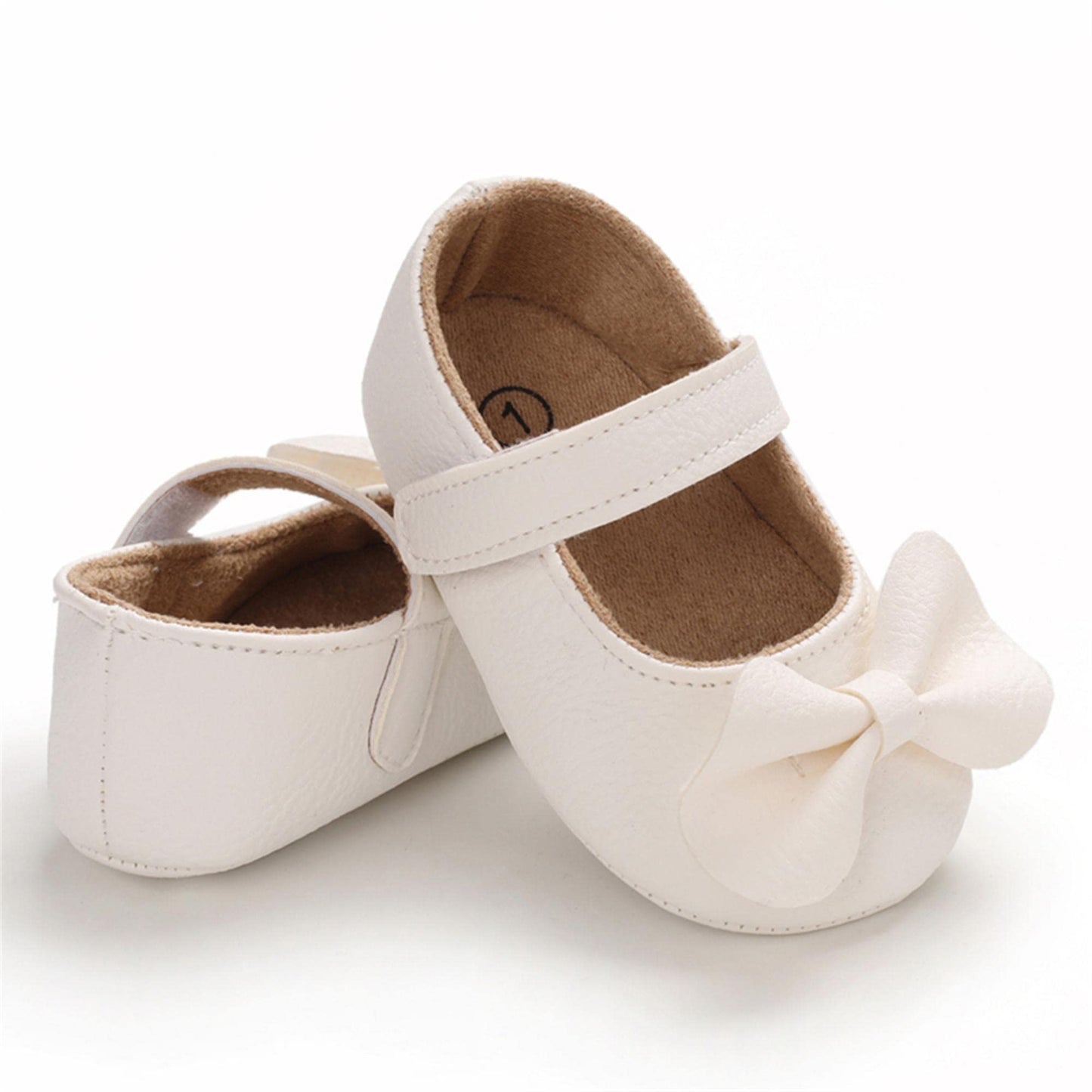 Mary Jane - Zapatos planos de vestir para bebé, zapatos para recién nacidos, antideslizantes, de piel sintética, para fiesta, escuela, boda, princesa, zapatos de bebé niña 0-18M