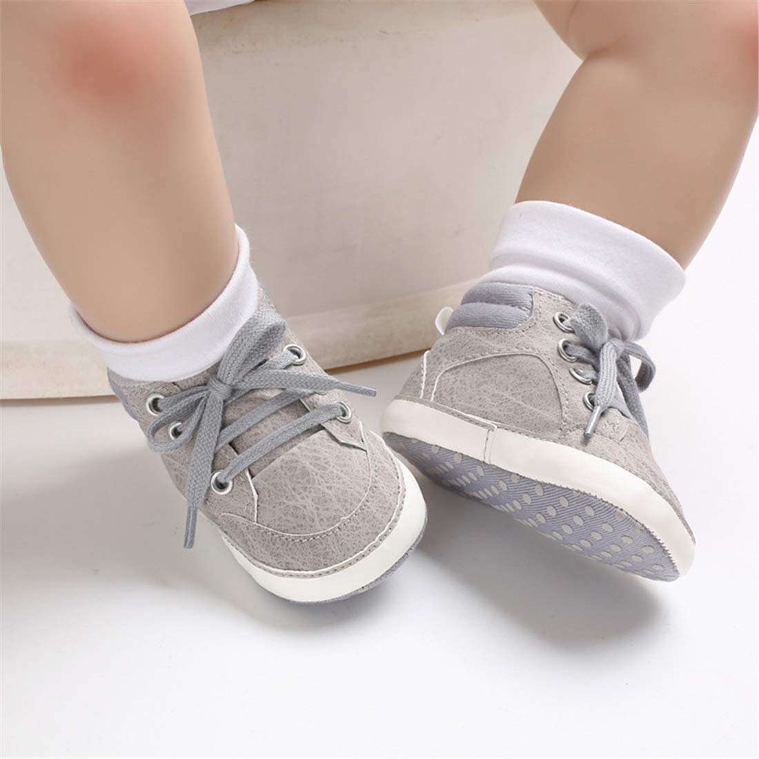 KaKaKiKi - Tenis de lona para bebé, infante, niños, tenis con suela de goma antideslizante, tenis de caramelo caminantes, primerizos, precaminando, tenis de cuna