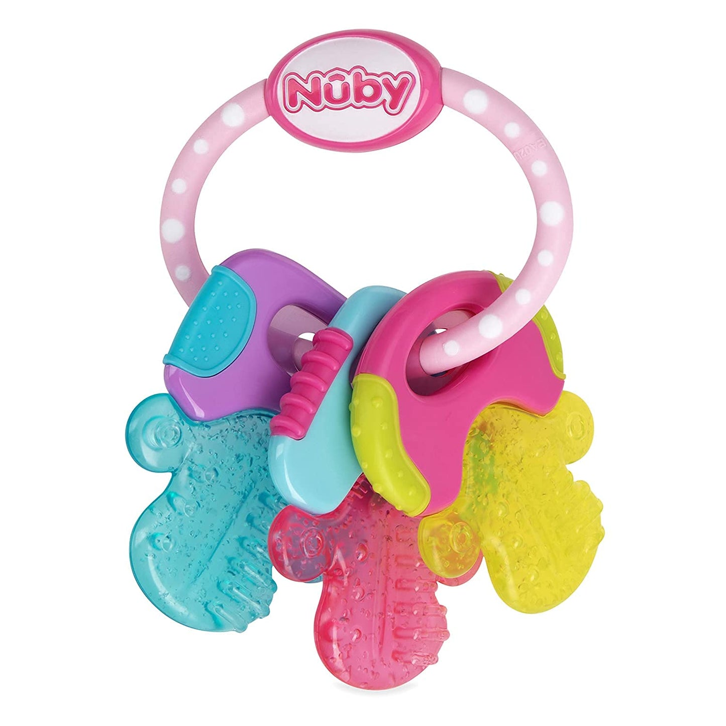 Nuby Llaves de mordedor de gel de hielo, 1 unidad (paquete de 1)