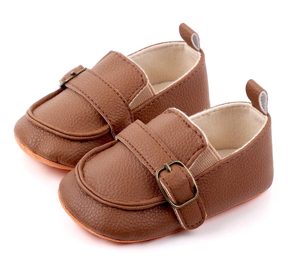 LONSOEN Mocasines para bebés y niñas, zapatos para cuna