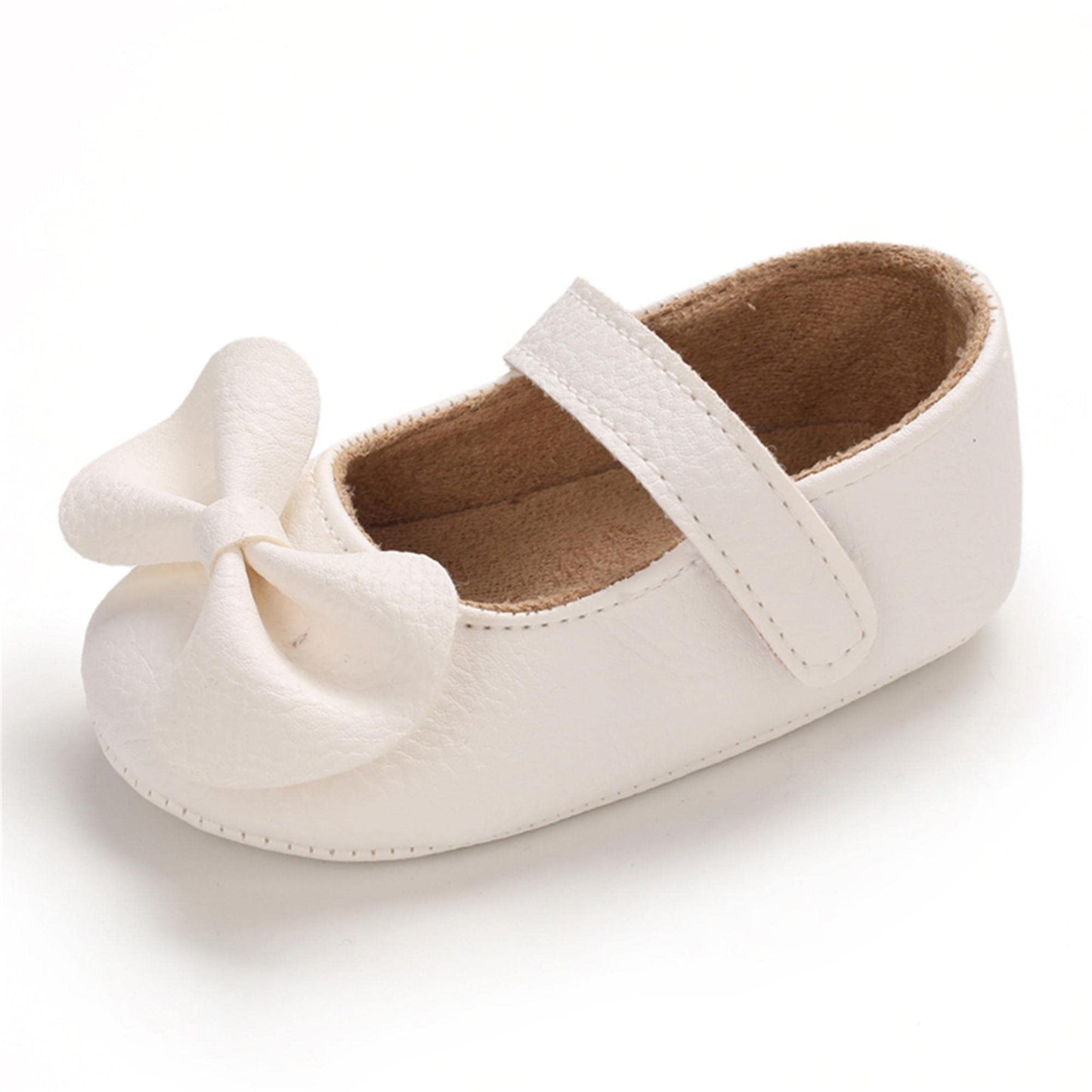 Mary Jane - Zapatos planos de vestir para bebé, zapatos para recién nacidos, antideslizantes, de piel sintética, para fiesta, escuela, boda, princesa, zapatos de bebé niña 0-18M