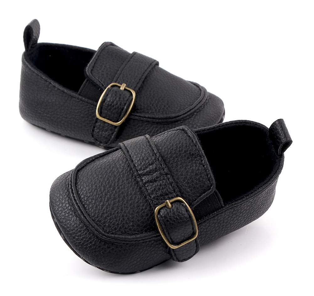 LONSOEN Mocasines para bebés y niñas, zapatos para cuna