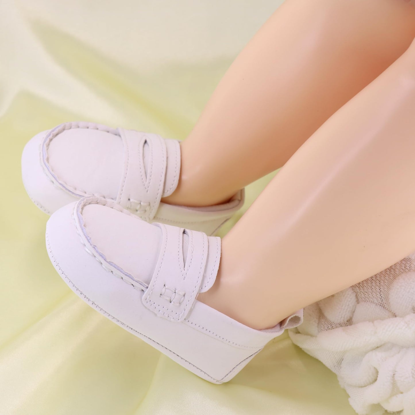 LONSOEN Mocasines para bebés y niñas, zapatos para cuna