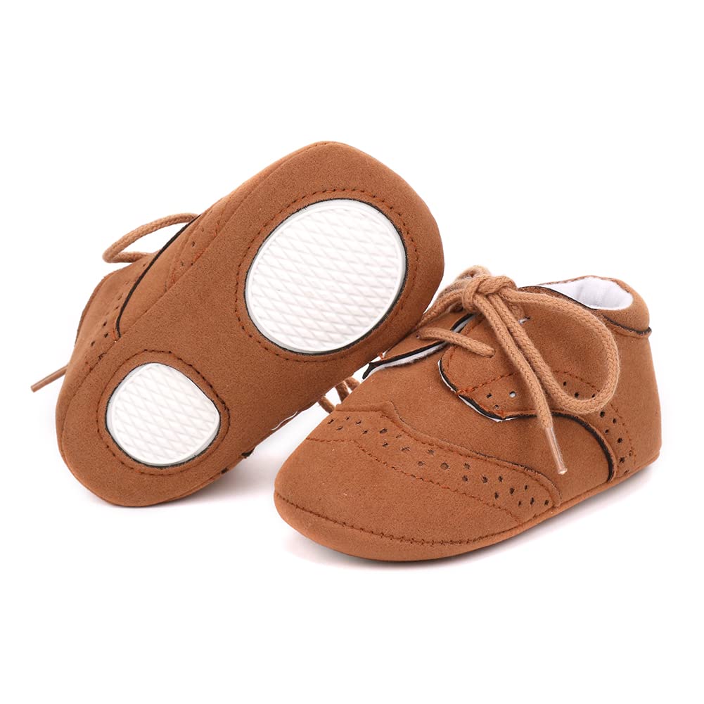 LONSOEN Mocasines para bebés y niñas, zapatos para cuna