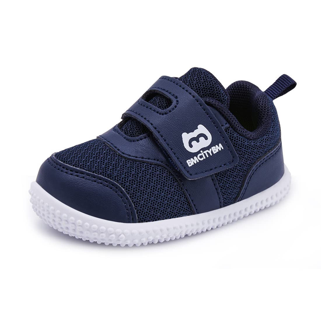 BMCiTYBM Zapatos para caminar de malla transpirable para bebés, niños y niñas, ligeros, antideslizantes, para primeros pasos, 6, 9, 12, 18, 24 meses