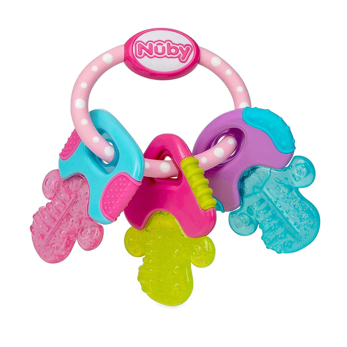 Nuby Llaves de mordedor de gel de hielo, 1 unidad (paquete de 1)