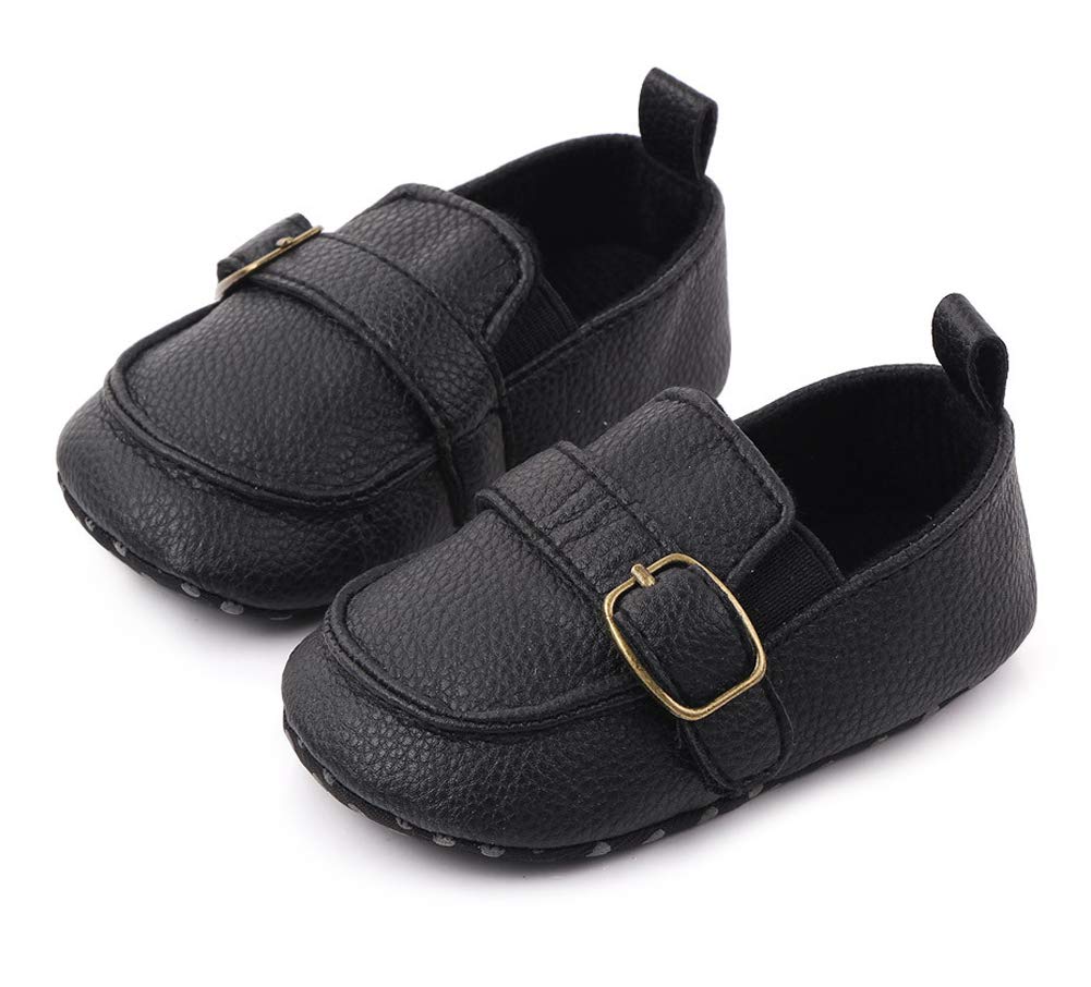 LONSOEN Mocasines para bebés y niñas, zapatos para cuna