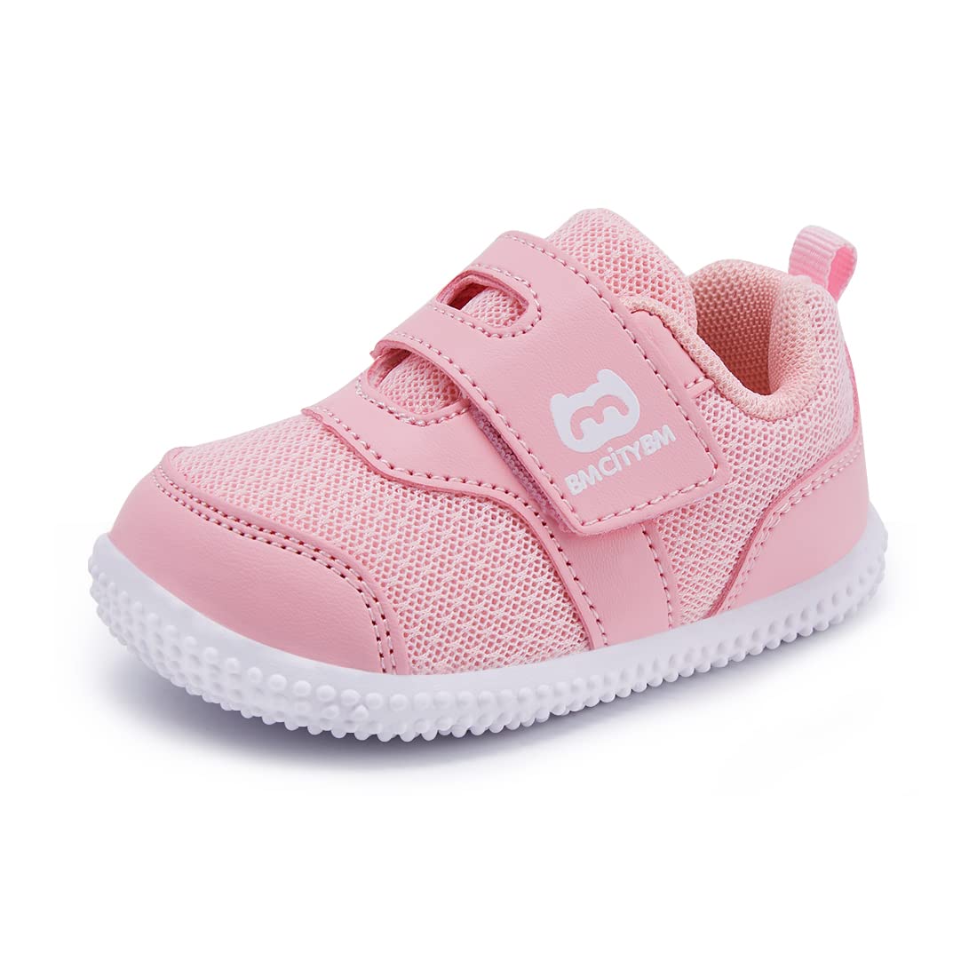 BMCiTYBM Zapatos para caminar de malla transpirable para bebés, niños y niñas, ligeros, antideslizantes, para primeros pasos, 6, 9, 12, 18, 24 meses