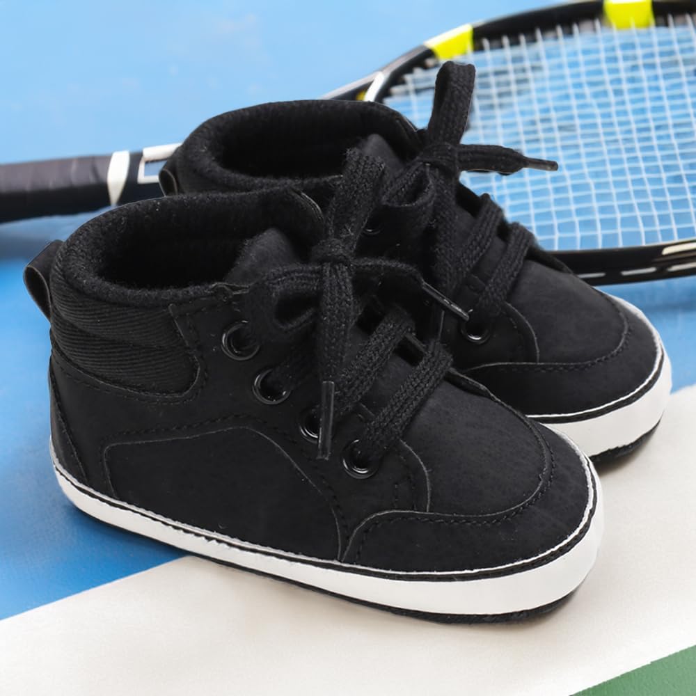 KaKaKiKi - Tenis de lona para bebé, infante, niños, tenis con suela de goma antideslizante, tenis de caramelo caminantes, primerizos, precaminando, tenis de cuna