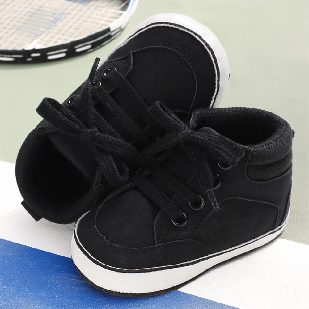 KaKaKiKi - Tenis de lona para bebé, infante, niños, tenis con suela de goma antideslizante, tenis de caramelo caminantes, primerizos, precaminando, tenis de cuna