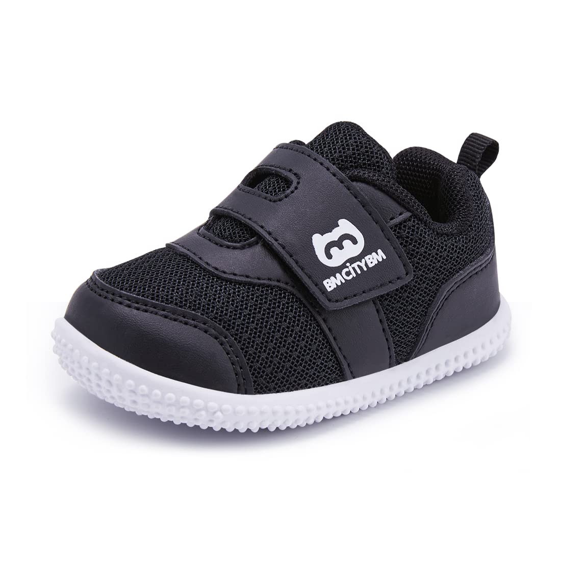 BMCiTYBM Zapatos para caminar de malla transpirable para bebés, niños y niñas, ligeros, antideslizantes, para primeros pasos, 6, 9, 12, 18, 24 meses