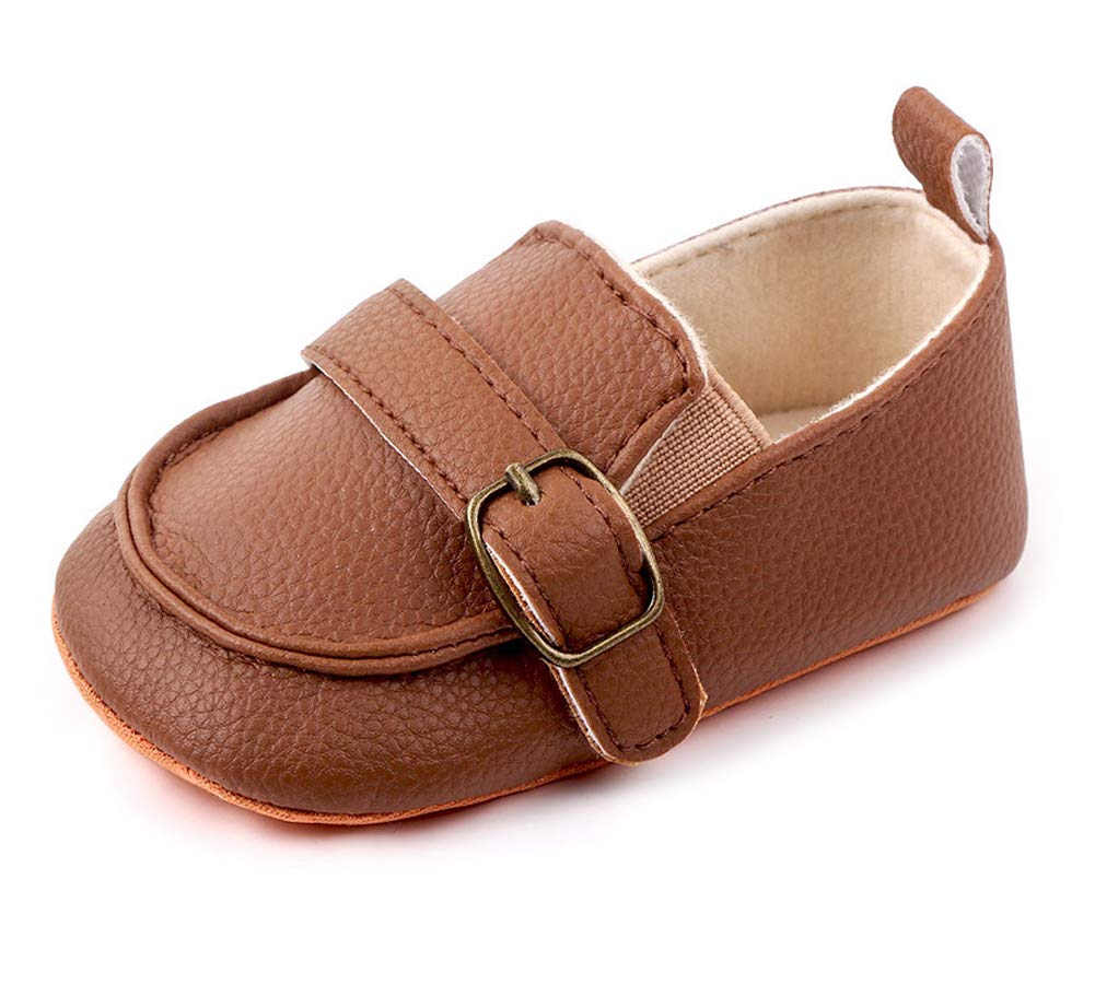 LONSOEN Mocasines para bebés y niñas, zapatos para cuna