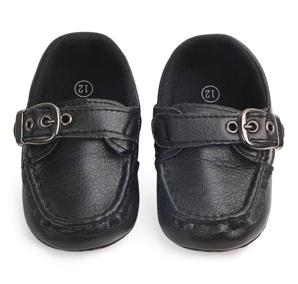 LONSOEN Mocasines para bebés y niñas, zapatos para cuna