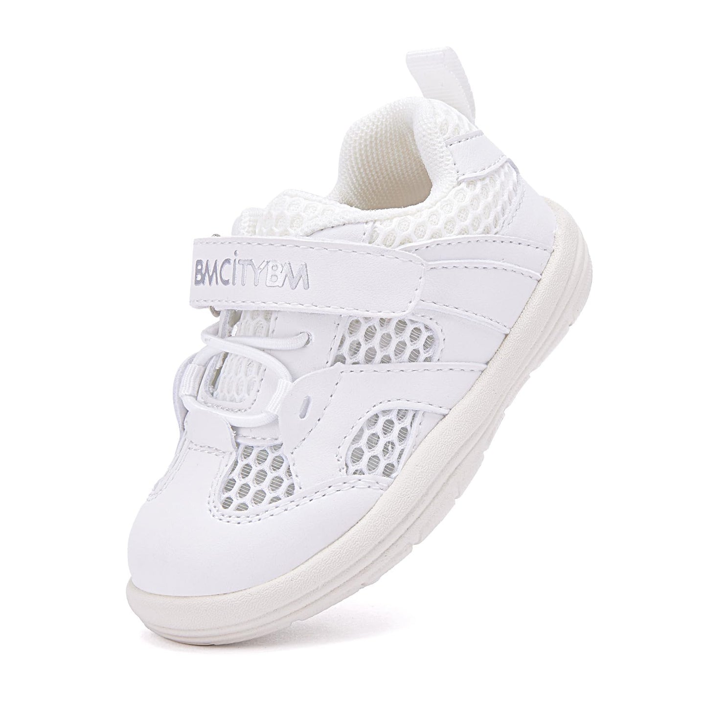 BMCiTYBM Zapatos para caminar de malla transpirable para bebés, niños y niñas, ligeros, antideslizantes, para primeros pasos, 6, 9, 12, 18, 24 meses