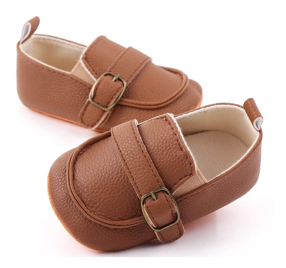 LONSOEN Mocasines para bebés y niñas, zapatos para cuna