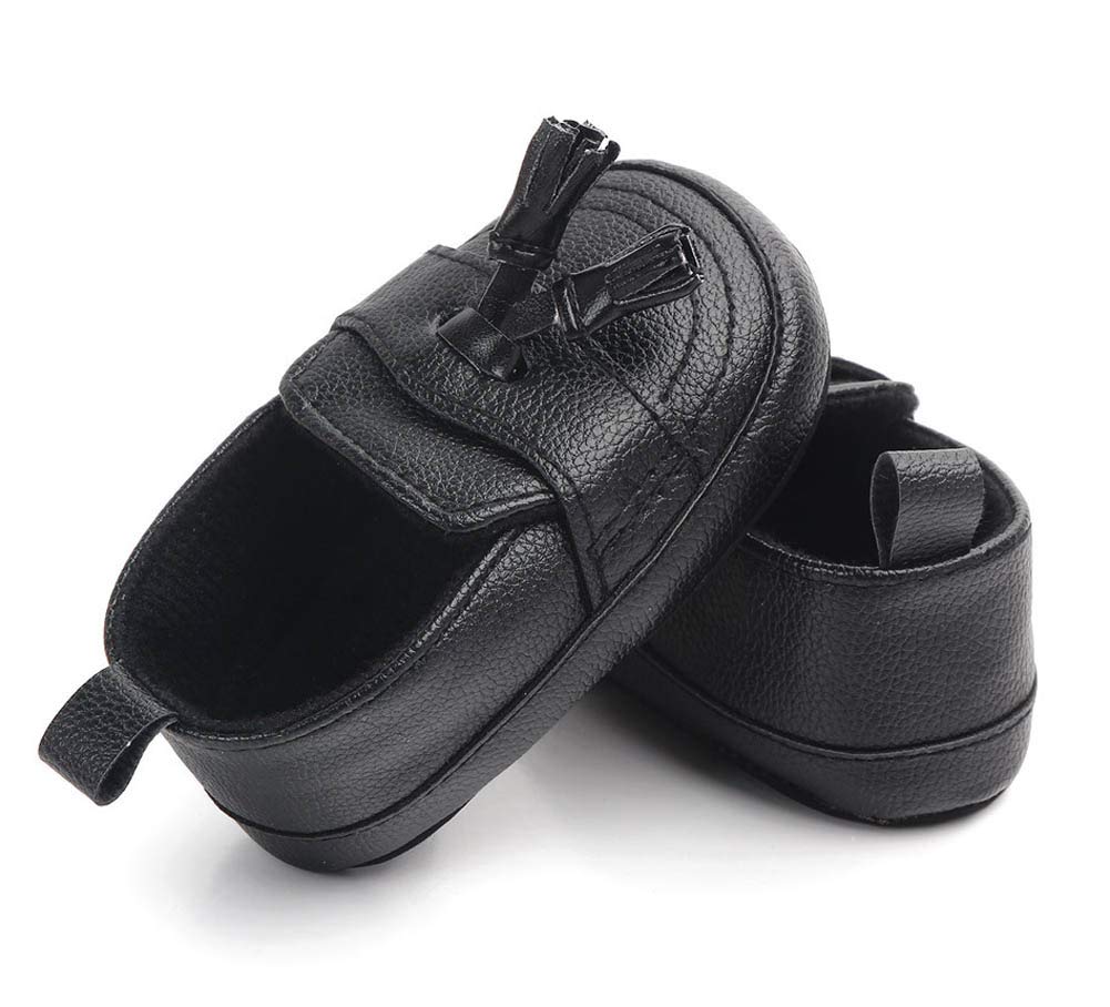 LONSOEN Mocasines para bebés y niñas, zapatos para cuna