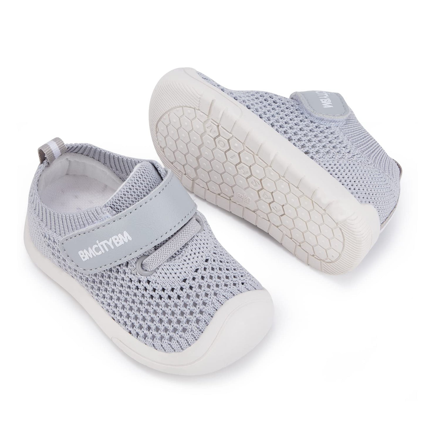 BMCiTYBM Zapatos para caminar de malla transpirable para bebés, niños y niñas, ligeros, antideslizantes, para primeros pasos, 6, 9, 12, 18, 24 meses